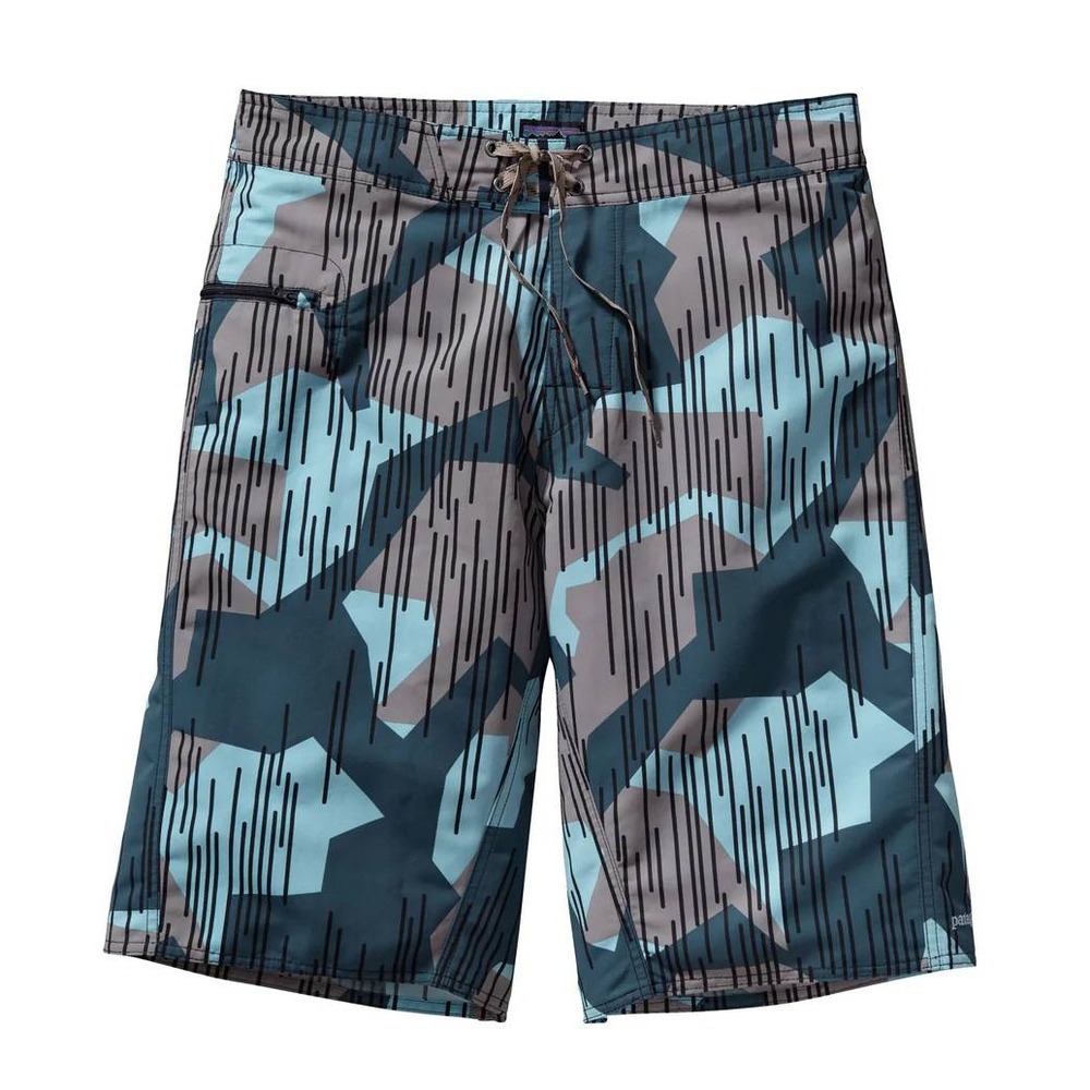 Patagonia Men's Twenty-Three's Wavefarer Board Shorts in Land Quilt Sky Size 32